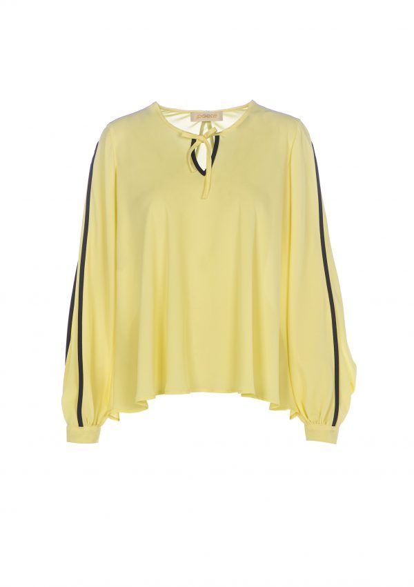 BLUSA COM DETALHE ANTRACITE