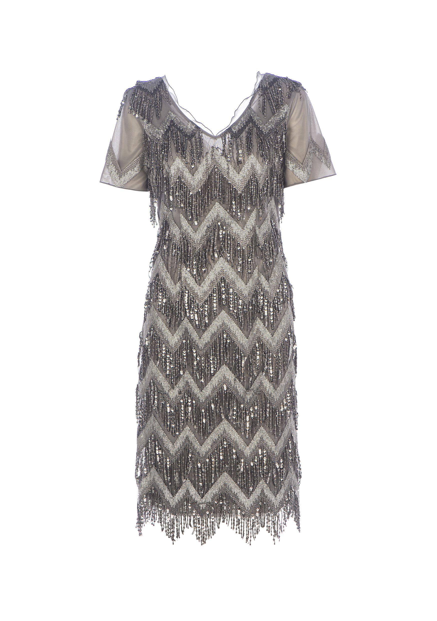 VESTIDO COM LANTEJOULAS