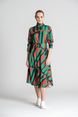 VESTIDO CON CINTURÓN