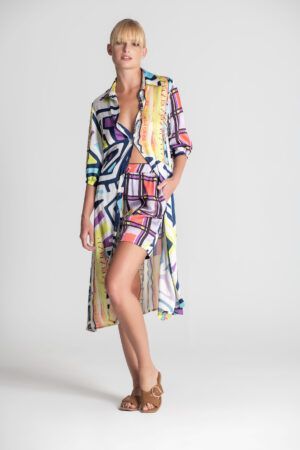 SHIRT DRESS ACETINADO