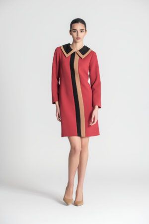 VESTIDO TRICOLOR
