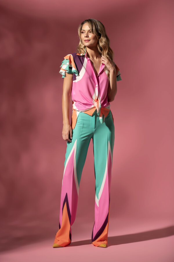 BLUSA MANGA FLARE