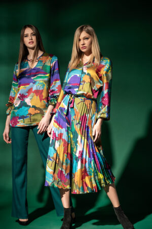 VESTIDO PLISSADO