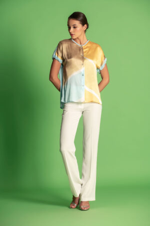 BLUSA ACETINADA