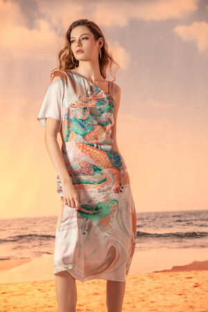 VESTIDO ACETINADO