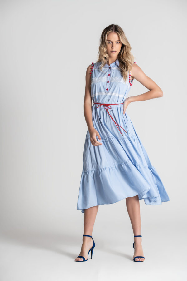 VESTIDO POPELINE