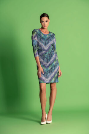 VESTIDO MALHA PLISSADA