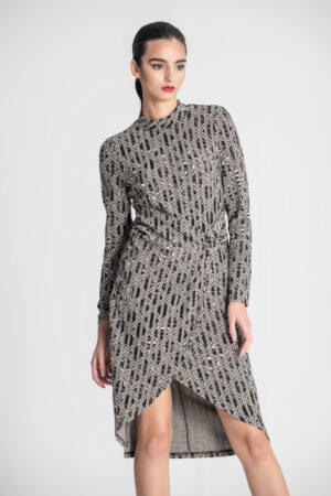 VESTIDO DE PUNTO JACQUARD