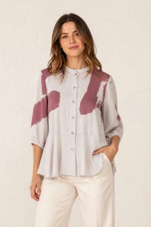 BLUSA ACETINADA