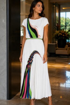 VESTIDO PLISSADO