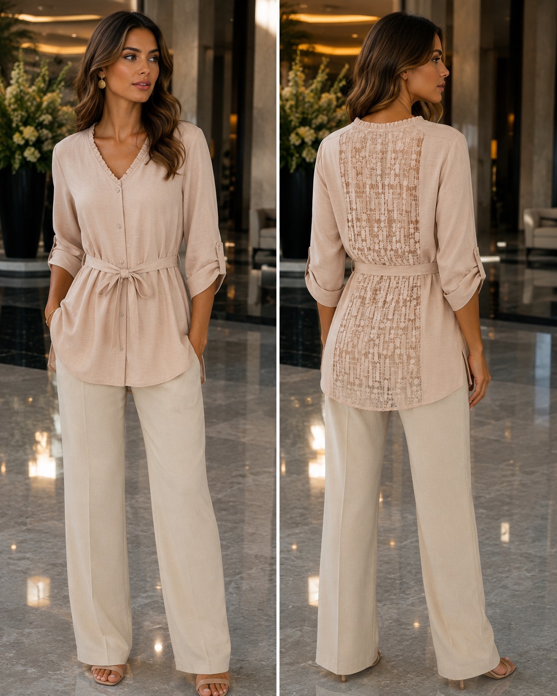 BLUSA C/CINTO - Imagen 2